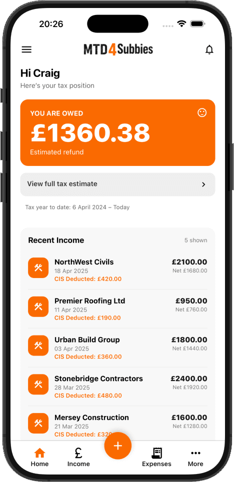 App preview on phone