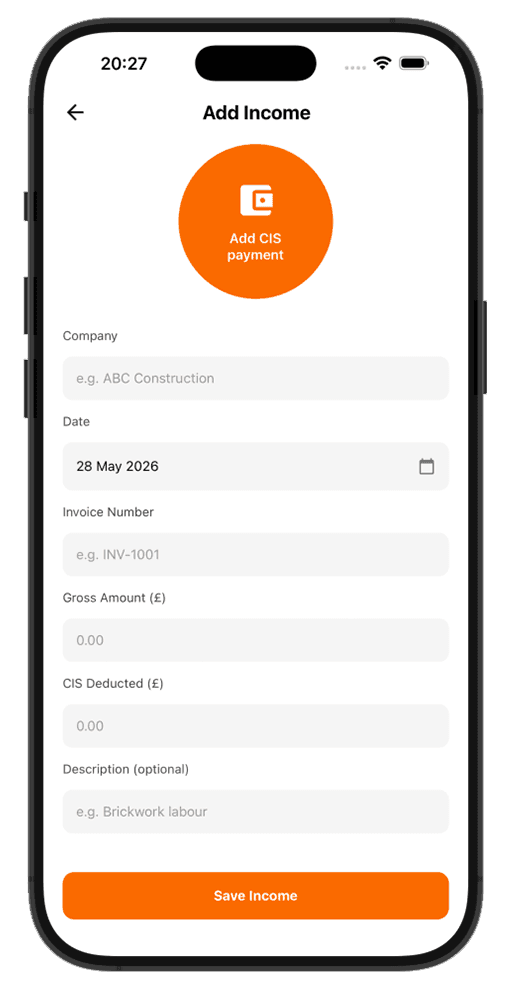 App preview on phone